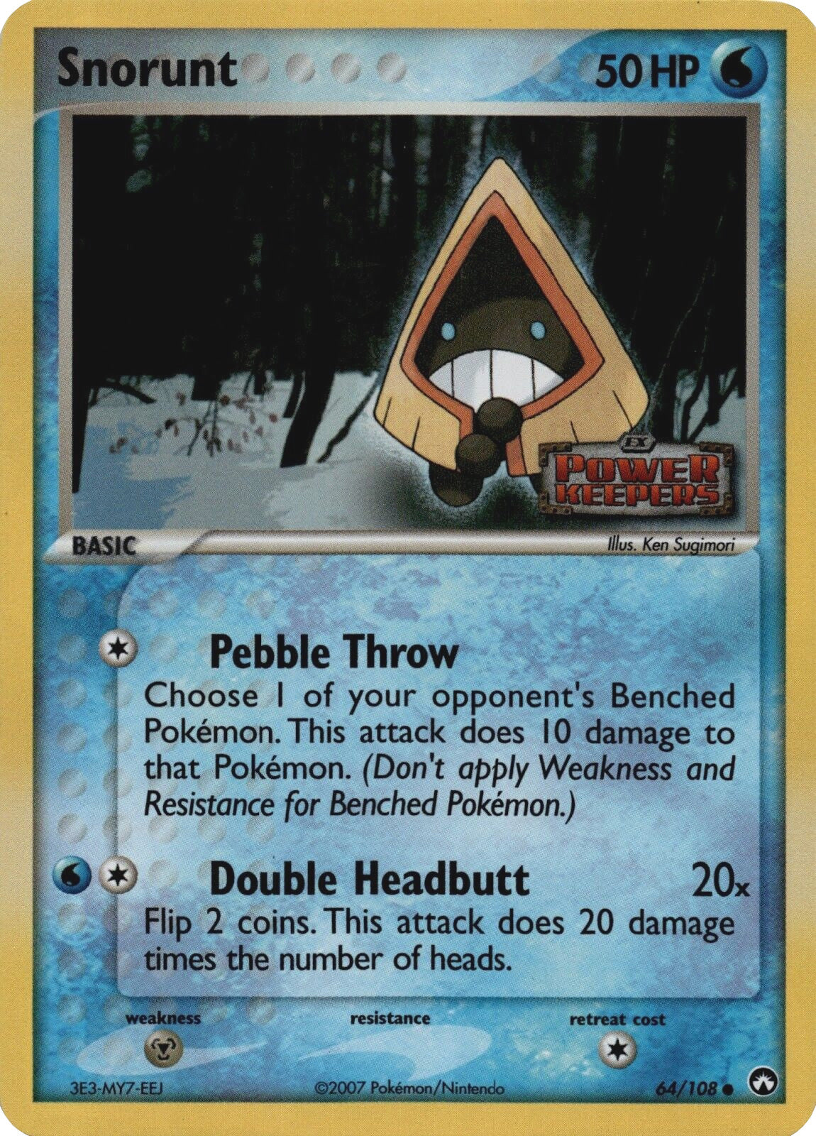 Snorunt (64/108) (Stamped) [EX: Power Keepers] | Anubis Games and Hobby