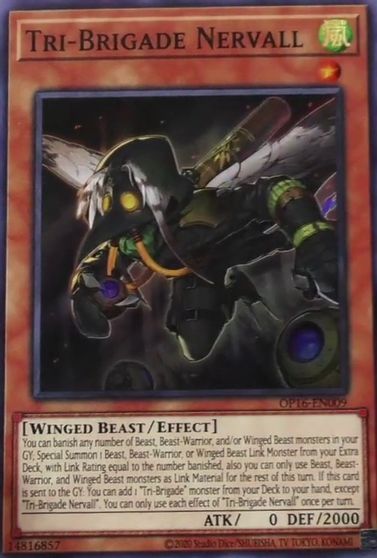 Tri-Brigade Nervall [OP16-EN009] Super Rare | Anubis Games and Hobby