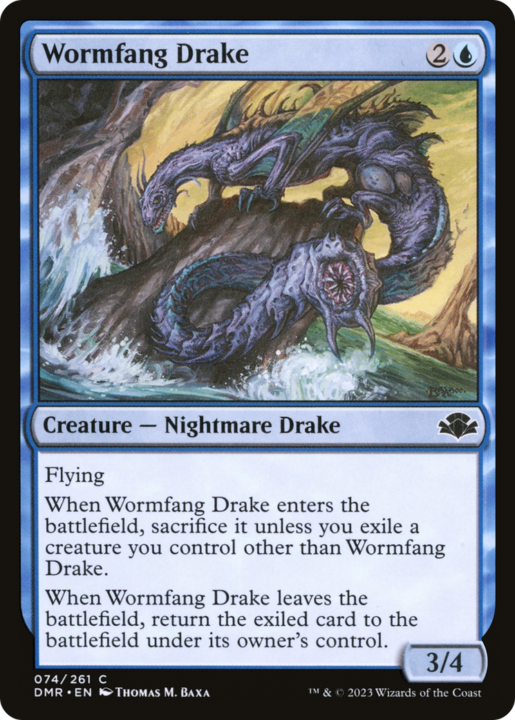 Wormfang Drake [Dominaria Remastered] | Anubis Games and Hobby