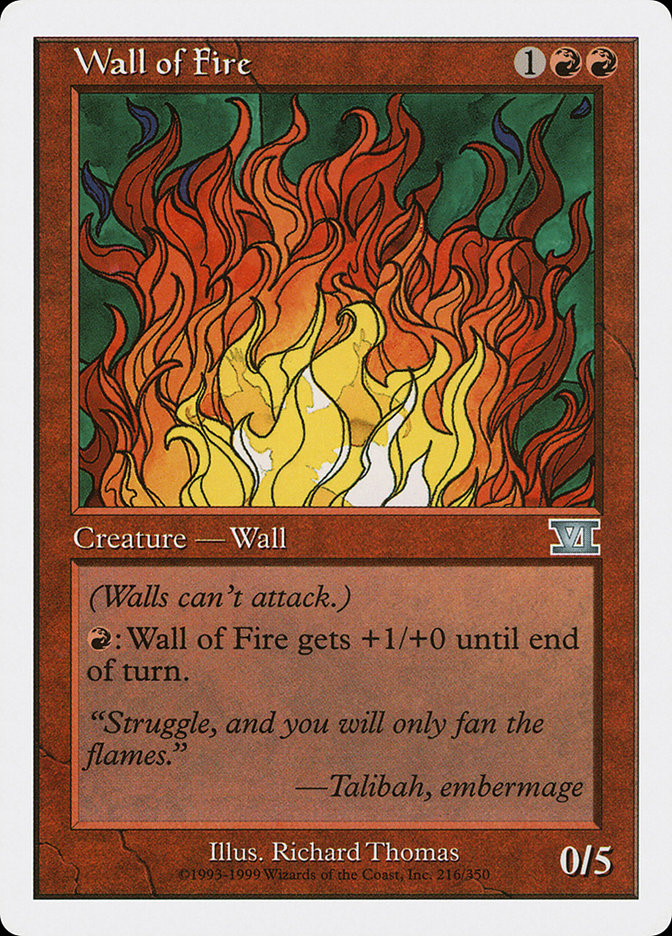 Wall of Fire [Classic Sixth Edition] | Anubis Games and Hobby