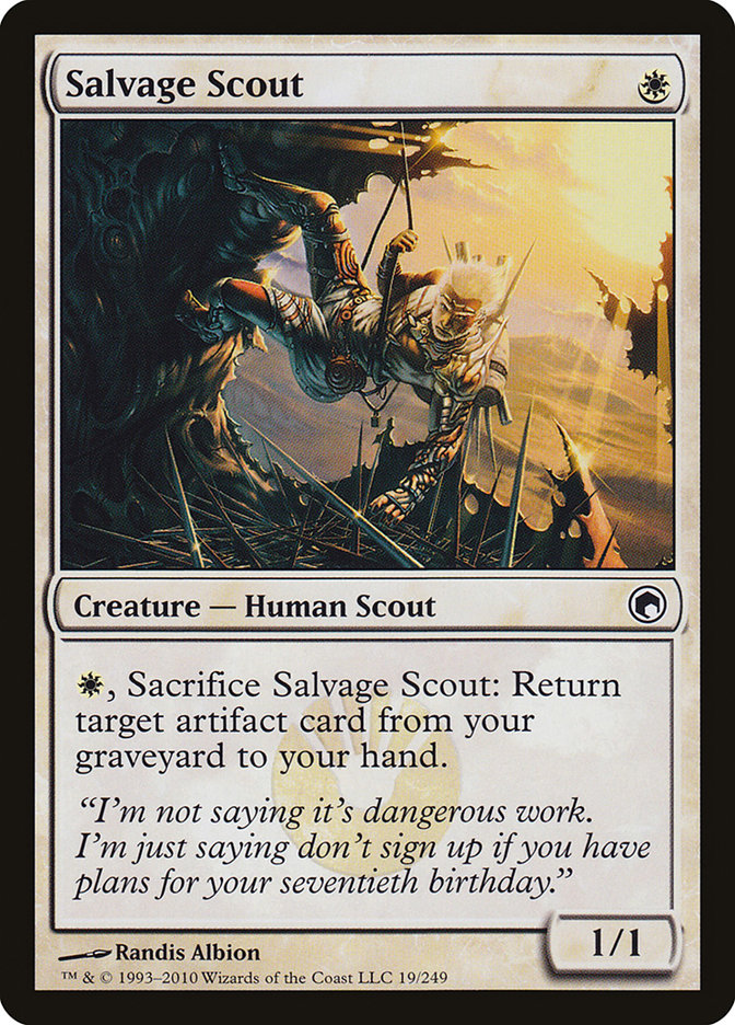 Salvage Scout [Scars of Mirrodin] | Anubis Games and Hobby
