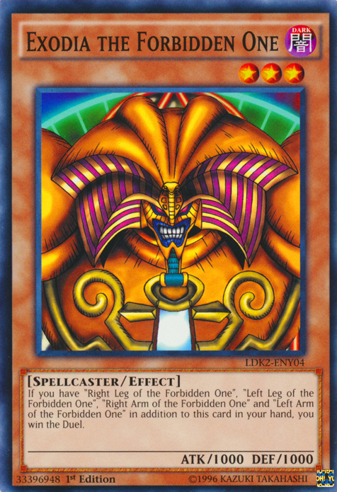 Exodia the Forbidden One [LDK2-ENY04] Common | Anubis Games and Hobby