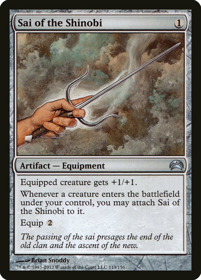 Sai of the Shinobi [Planechase 2012] | Anubis Games and Hobby