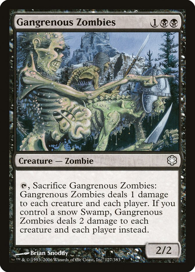 Gangrenous Zombies [Coldsnap Theme Decks] | Anubis Games and Hobby