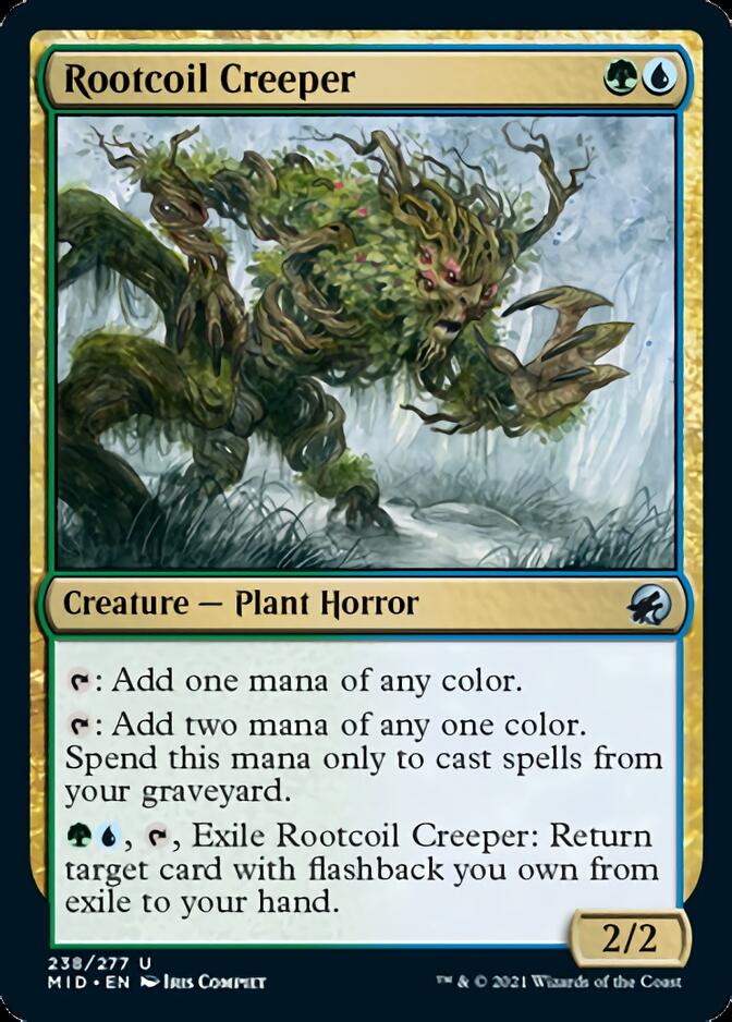 Rootcoil Creeper [Innistrad: Midnight Hunt] | Anubis Games and Hobby