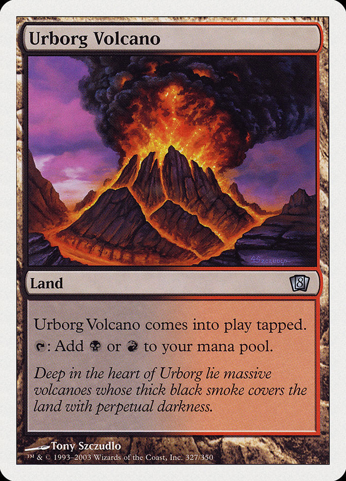 Urborg Volcano [Eighth Edition] | Anubis Games and Hobby