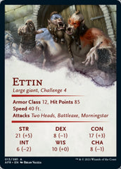 Ettin Art Card [Dungeons & Dragons: Adventures in the Forgotten Realms Art Series] | Anubis Games and Hobby