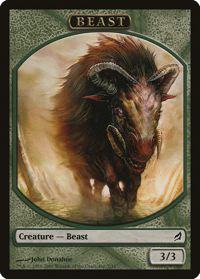 Beast Token [Lorwyn Tokens] | Anubis Games and Hobby
