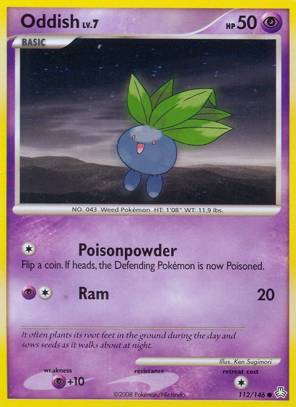 Oddish (112/146) [Diamond & Pearl: Legends Awakened] | Anubis Games and Hobby