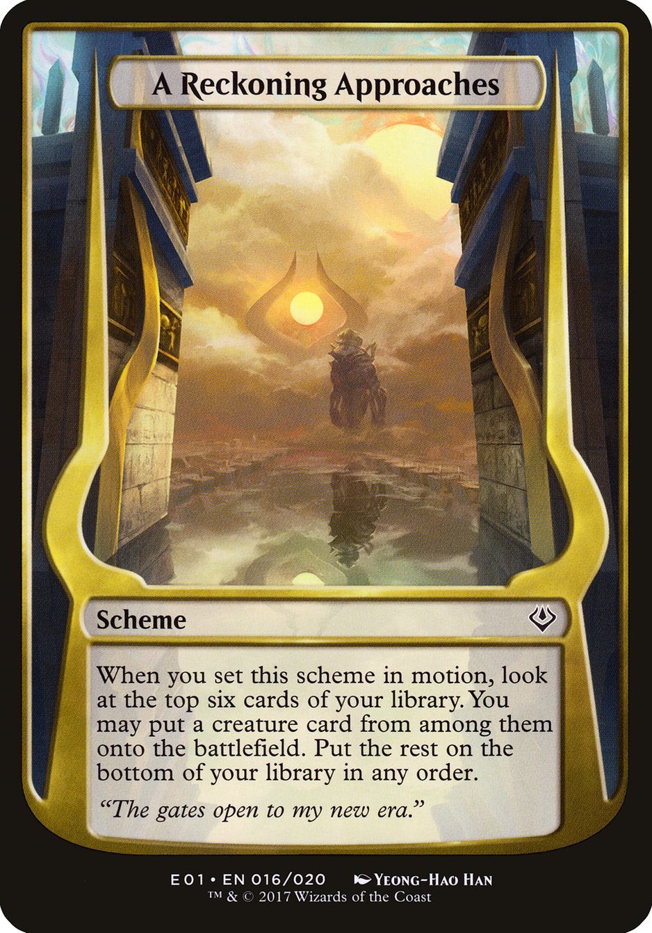 A Reckoning Approaches (Schemes) [Archenemy: Nicol Bolas Schemes] | Anubis Games and Hobby