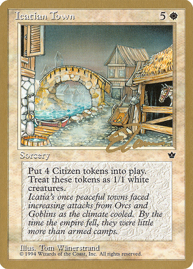 Icatian Town (Eric Tam) [Pro Tour Collector Set] | Anubis Games and Hobby