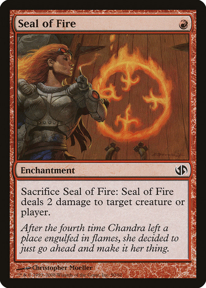 Seal of Fire [Duel Decks: Jace vs. Chandra] | Anubis Games and Hobby