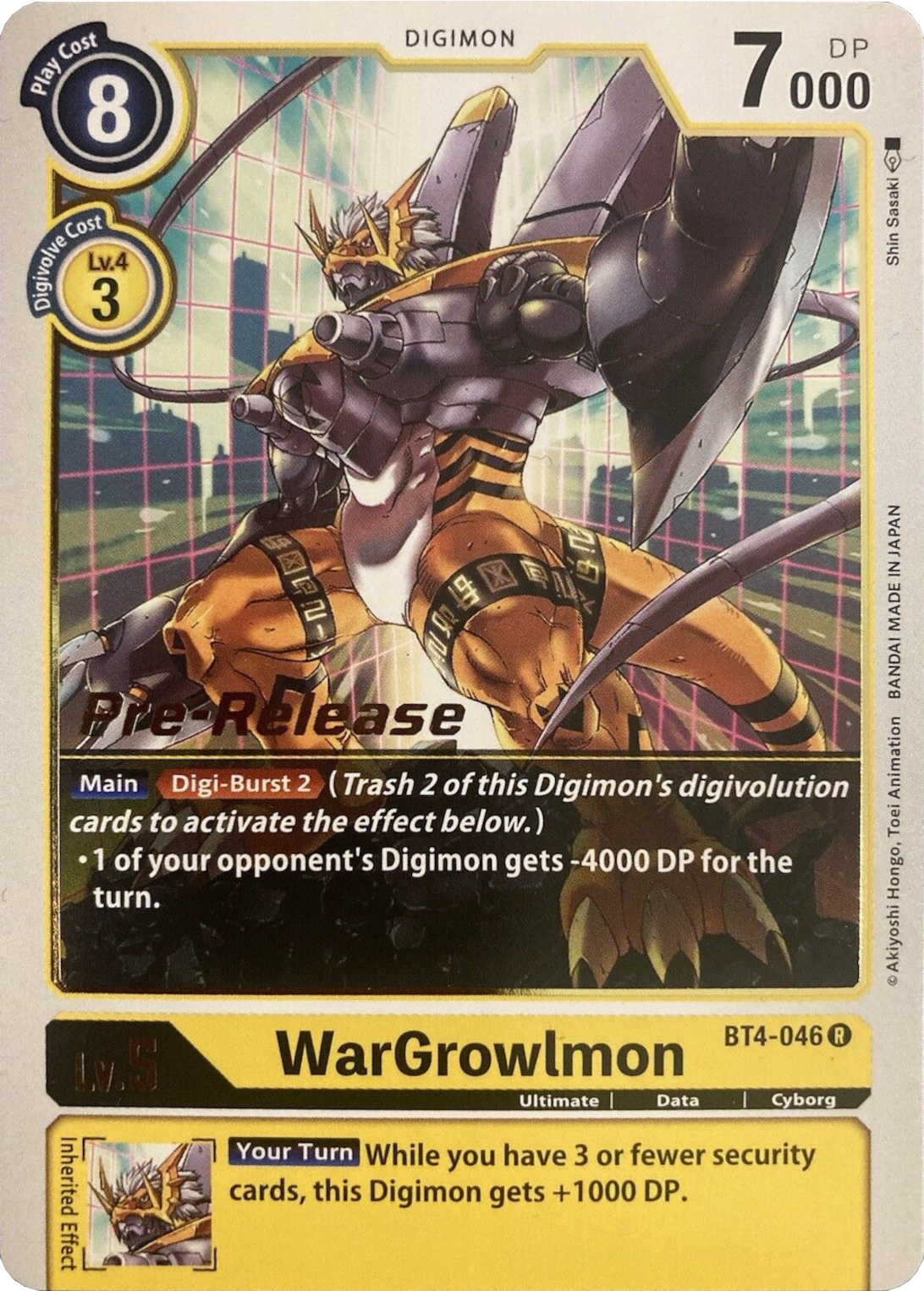 WarGrowlmon [BT4-046] [Great Legend Pre-Release Promos] | Anubis Games and Hobby