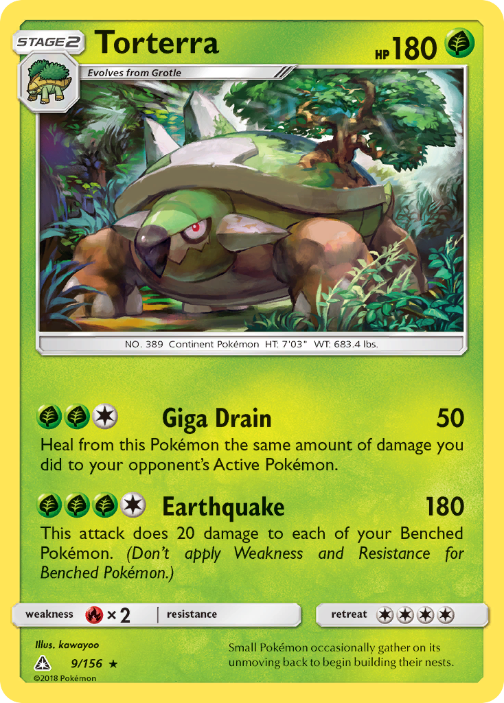 Torterra (9/156) [Sun & Moon: Ultra Prism] | Anubis Games and Hobby