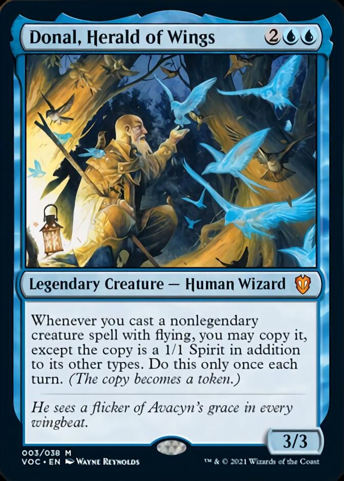 Donal, Herald of Wings [Innistrad: Crimson Vow Commander] | Anubis Games and Hobby