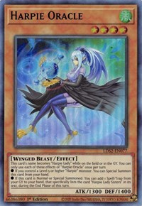 Harpie Oracle (Green) [LDS2-EN077] Ultra Rare | Anubis Games and Hobby