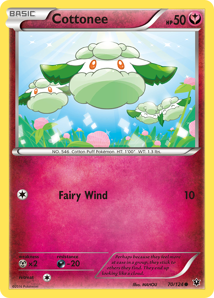 Cottonee (70/124) [XY: Fates Collide] | Anubis Games and Hobby