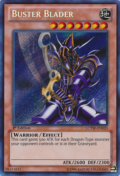 Buster Blader [LCYW-EN020] Secret Rare | Anubis Games and Hobby