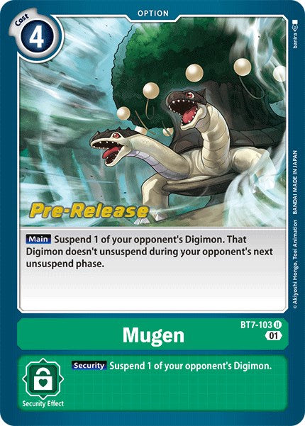 Mugen [BT7-103] [Next Adventure Pre-Release Cards] | Anubis Games and Hobby