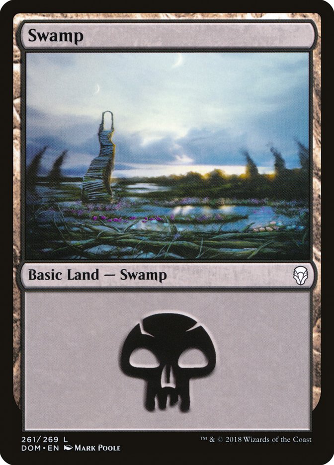 Swamp (261) [Dominaria] | Anubis Games and Hobby