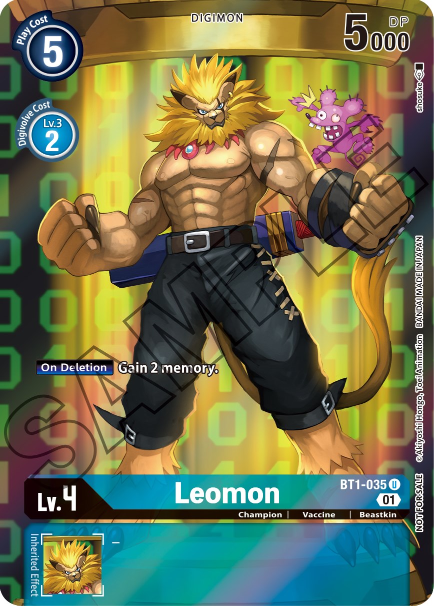 Leomon [BT1-035] (Tamer's Card Set 1) [Release Special Booster Ver.1.0] | Anubis Games and Hobby