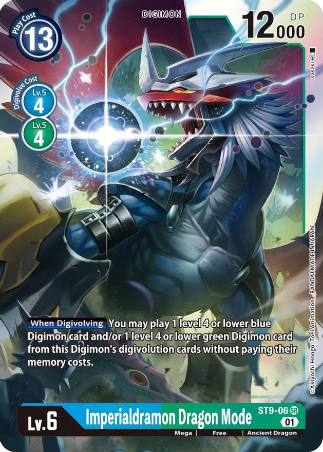 Imperialdramon Dragon Mode [ST9-06] [Starter Deck: Ultimate Ancient Dragon] | Anubis Games and Hobby