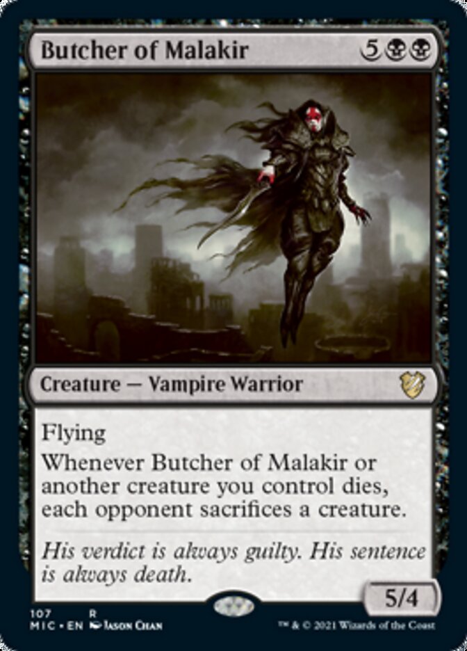 Butcher of Malakir [Innistrad: Midnight Hunt Commander] | Anubis Games and Hobby