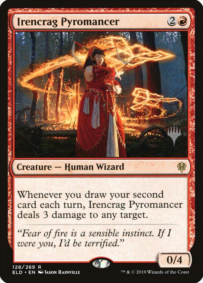 Irencrag Pyromancer (Promo Pack) [Throne of Eldraine Promos] | Anubis Games and Hobby