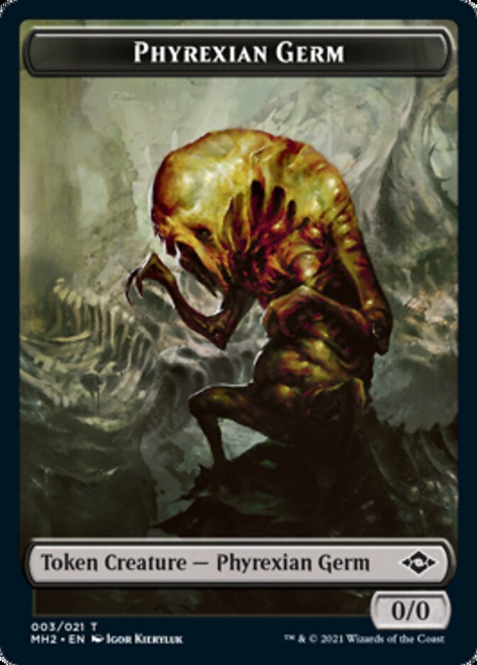 Phyrexian Germ Token [Modern Horizons 2 Tokens] | Anubis Games and Hobby