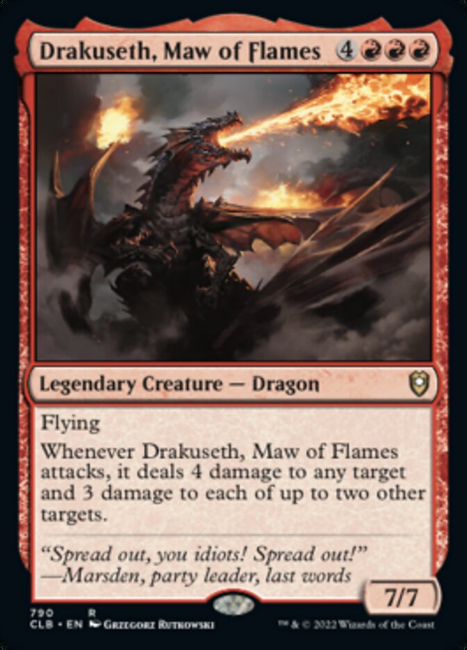 Drakuseth, Maw of Flames [Commander Legends: Battle for Baldur's Gate] | Anubis Games and Hobby