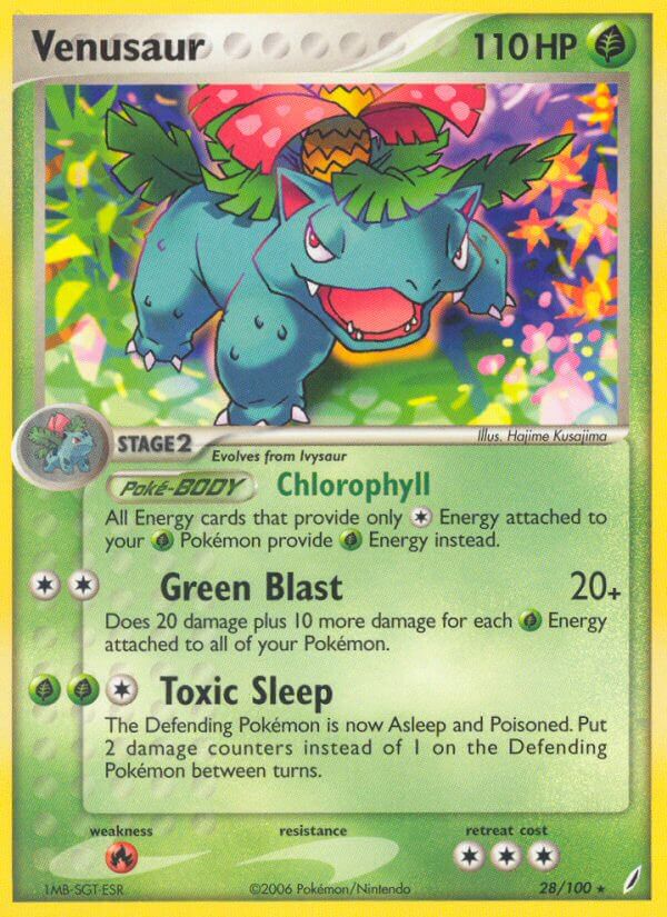 Venusaur (28/100) (Theme Deck Exclusive) [EX: Crystal Guardians] | Anubis Games and Hobby