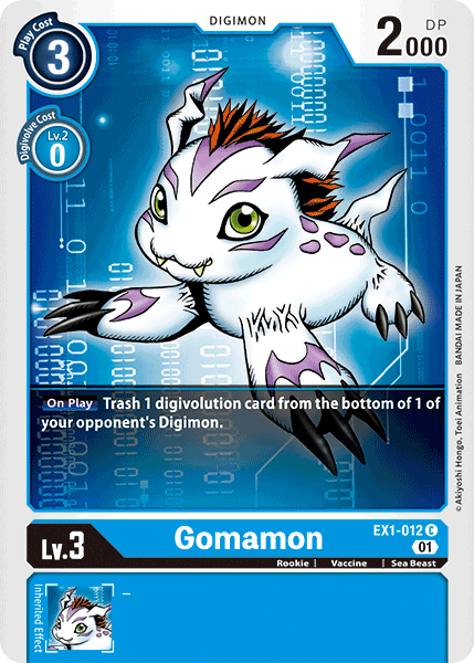 Gomamon [EX1-012] [Classic Collection] | Anubis Games and Hobby