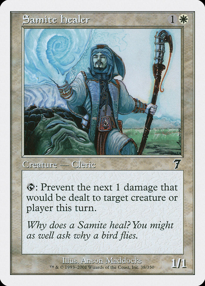 Samite Healer [Seventh Edition] | Anubis Games and Hobby