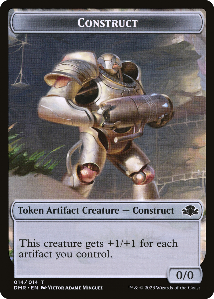 Construct Token [Dominaria Remastered Tokens] | Anubis Games and Hobby