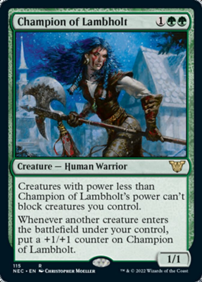 Champion of Lambholt [Kamigawa: Neon Dynasty Commander] | Anubis Games and Hobby