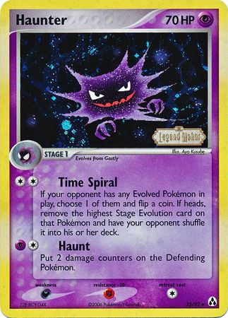 Haunter (35/92) (Stamped) [EX: Legend Maker] | Anubis Games and Hobby