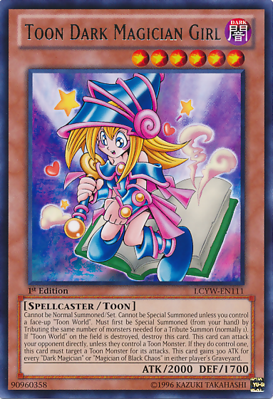 Toon Dark Magician Girl [LCYW-EN111] Rare | Anubis Games and Hobby