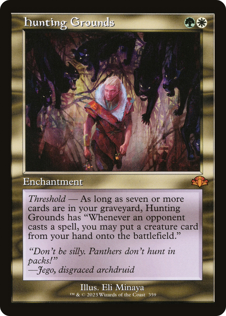 Hunting Grounds (Retro) [Dominaria Remastered] | Anubis Games and Hobby