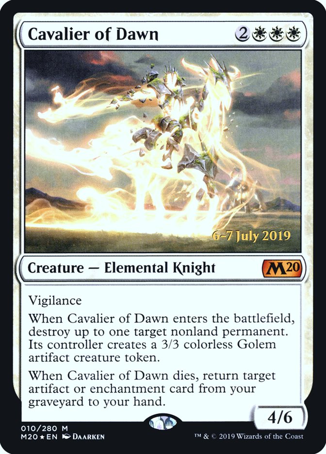 Cavalier of Dawn [Core Set 2020 Prerelease Promos] | Anubis Games and Hobby