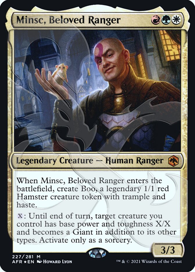 Minsc, Beloved Ranger (Ampersand Promo) [Dungeons & Dragons: Adventures in the Forgotten Realms Promos] | Anubis Games and Hobby
