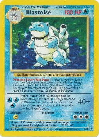 Blastoise (2/102) [Base Set Unlimited] | Anubis Games and Hobby