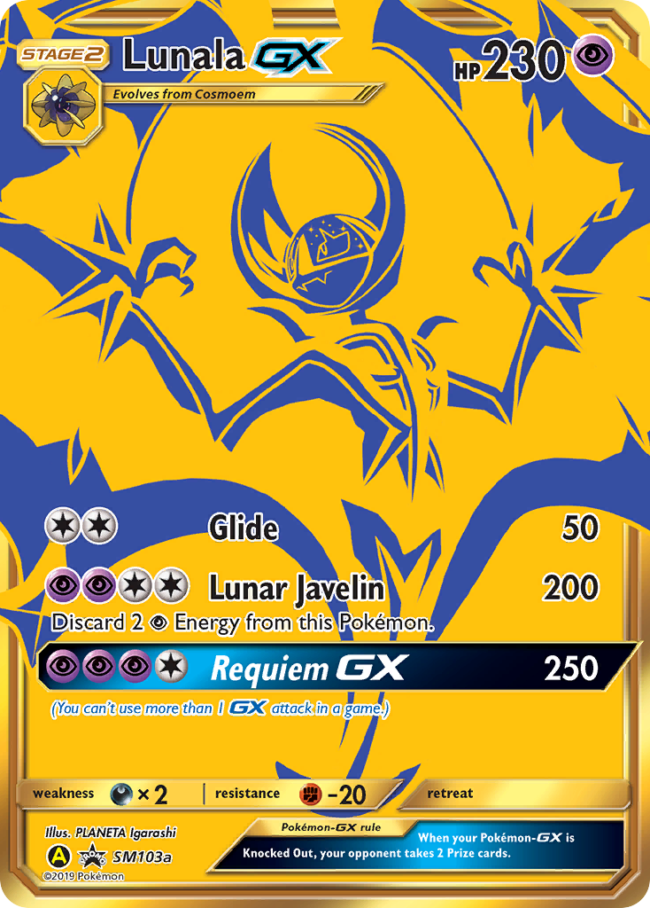 Lunala GX (SM103a) [Sun & Moon: Black Star Promos] | Anubis Games and Hobby