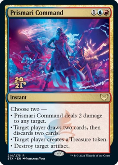 Prismari Command [Strixhaven: School of Mages Prerelease Promos] | Anubis Games and Hobby