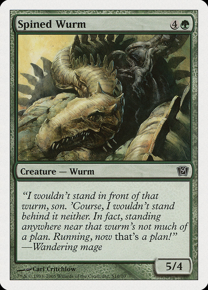 Spined Wurm [Ninth Edition] | Anubis Games and Hobby