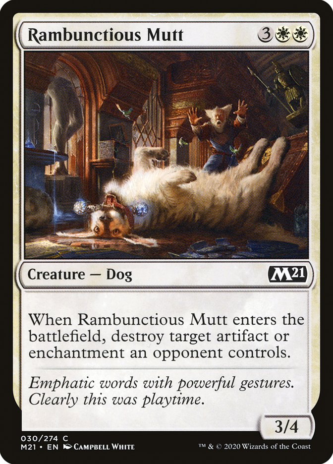 Rambunctious Mutt [Core Set 2021] | Anubis Games and Hobby