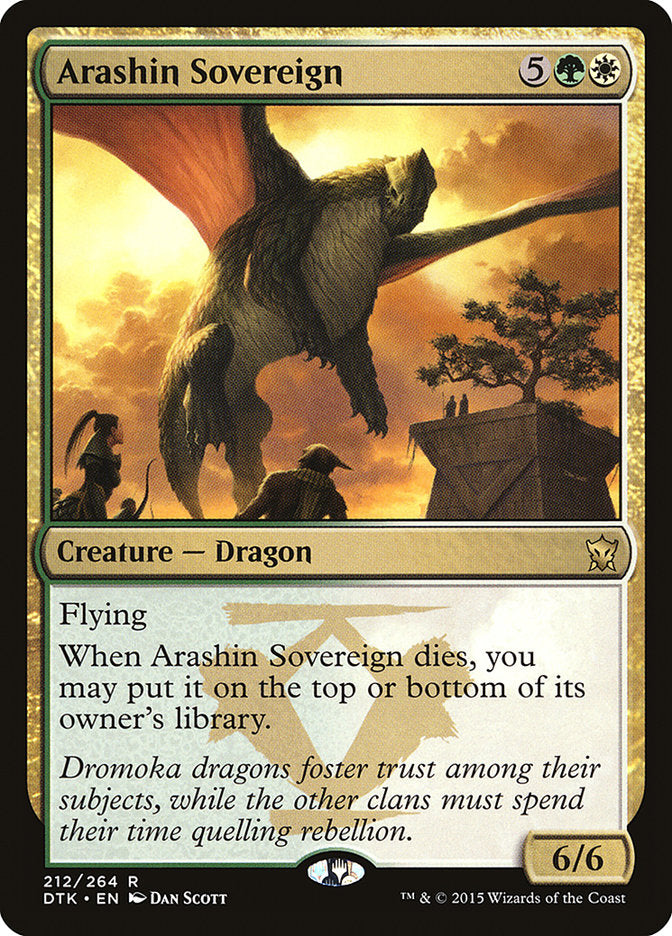 Arashin Sovereign [Dragons of Tarkir] | Anubis Games and Hobby