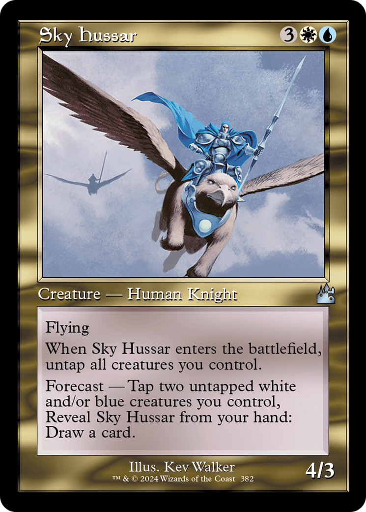 Sky Hussar (Retro Frame) [Ravnica Remastered] | Anubis Games and Hobby