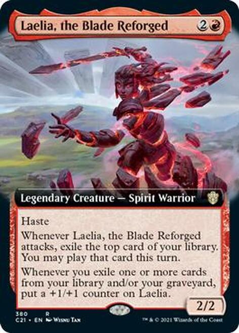 Laelia, the Blade Reforged (Extended Art) [Commander 2021] | Anubis Games and Hobby