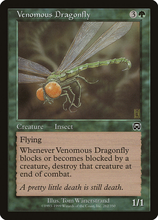 Venomous Dragonfly [Mercadian Masques] | Anubis Games and Hobby