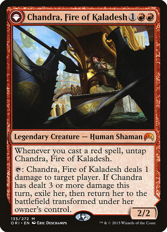 Chandra, Fire of Kaladesh // Chandra, Roaring Flame [Magic Origins] | Anubis Games and Hobby